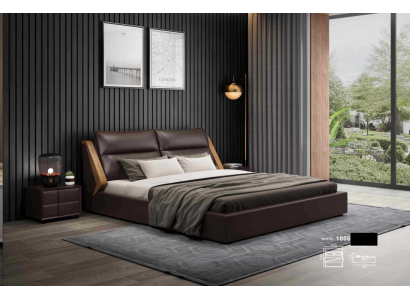Yöpyminen Hotel Huoneen Laatu Double Sänky 180x200cm Nahka
